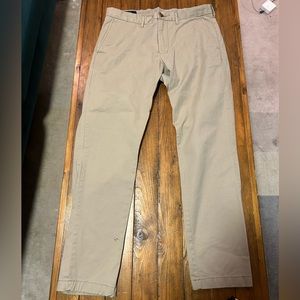 1901 Ballard Slim Fit Washed Chinos 34x30 - Kahki